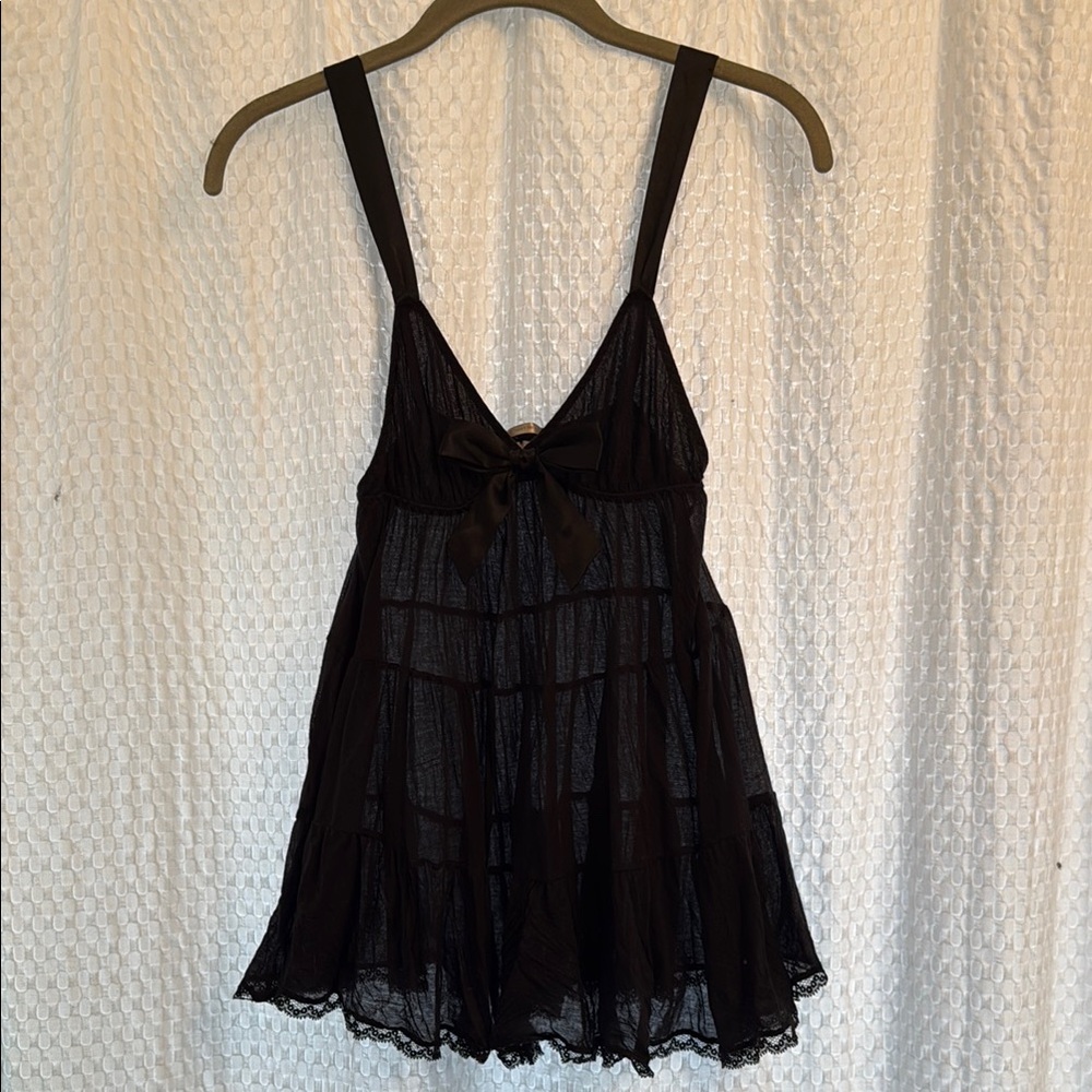 2010 Victoria's Secret sheer babydoll top slip